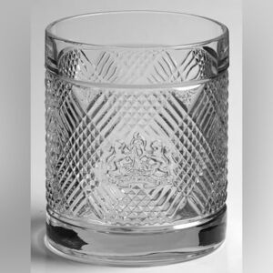Ralph Lauren Safari Double Old Fashioned Glasses Set of 4 Whiskey Tumblers